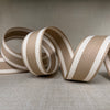 White & Brown Webbing